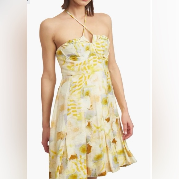 NWT En Saison Torrey Halter Mini Dress Size Large - Picture 6 of 12
